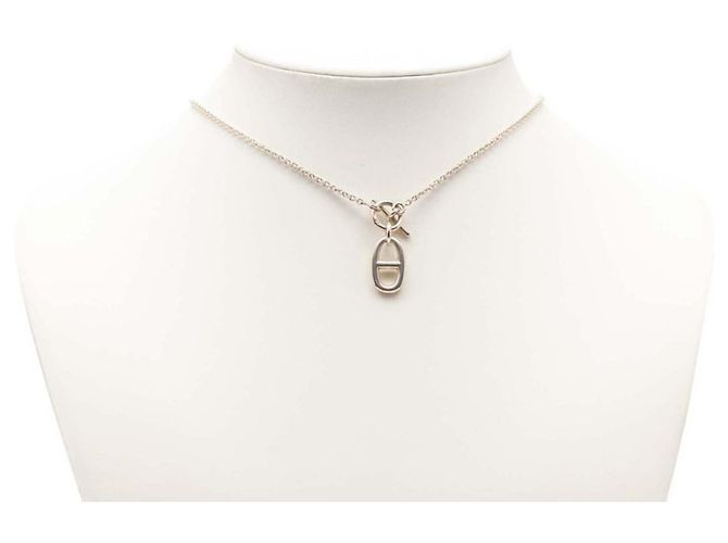 Chaîne d'ancre Hermès Collana Pendente Amuleto Chaine d'Ancre Hermes Argento - vista 8