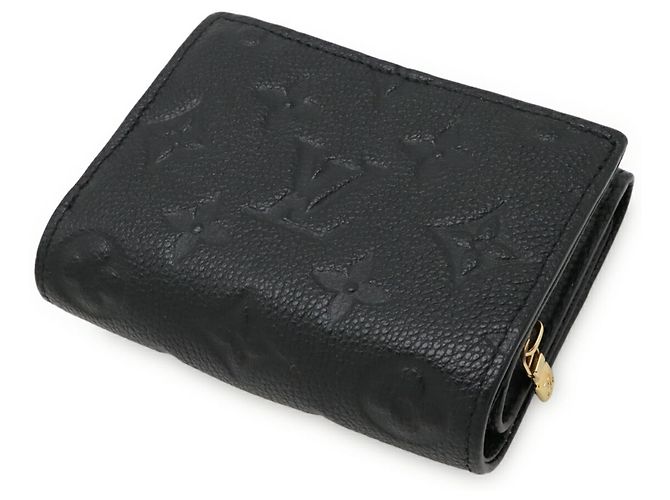 Portafoglio Metis Compact Tri-fold in Monogram Empreinte Louis Vuitton Nero - vista 3