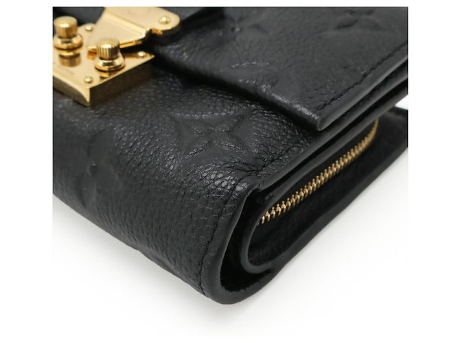 Portafoglio Metis Compact Tri-fold in Monogram Empreinte Louis Vuitton Nero - vista 4