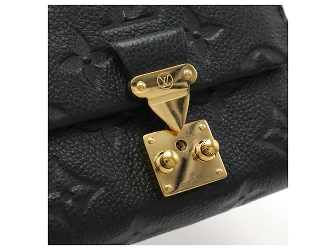 Portafoglio Metis Compact Tri-fold in Monogram Empreinte Louis Vuitton Nero - vista 5