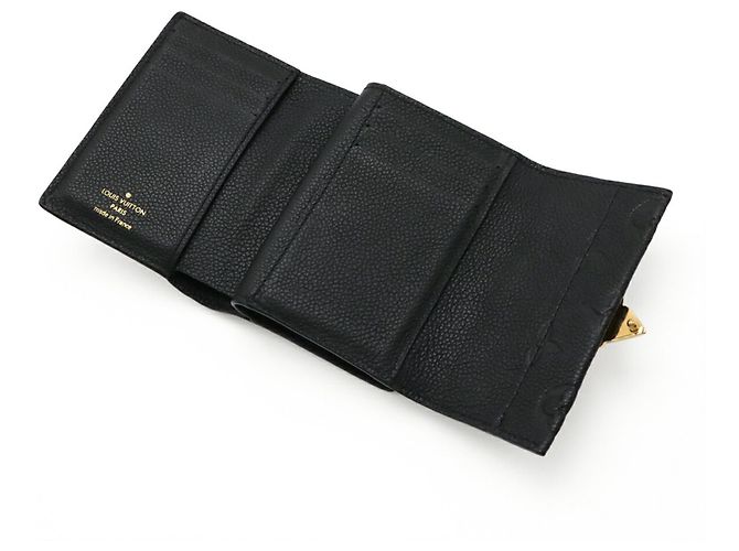 Portafoglio Metis Compact Tri-fold in Monogram Empreinte Louis Vuitton Nero - vista 7