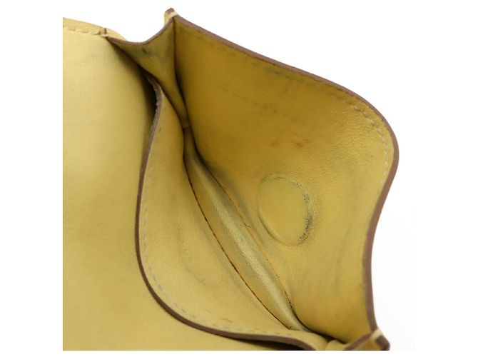 Hermès Monedero Dogon HERMES en Amarillo Azufre - vista 7