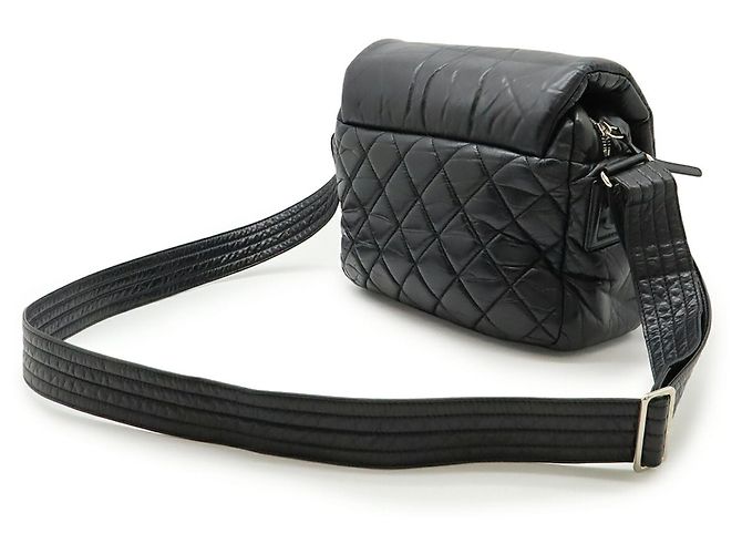 Borsa a spalla piccola matelassé Coco Cocoon di Chanel Nero - vista 3
