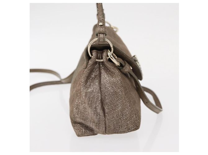 Chloé Chloe Lily Canvas Plata - vista 4
