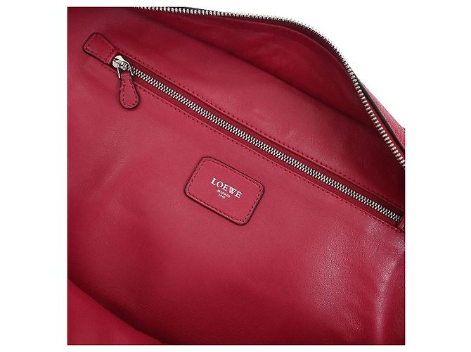 Loewe Amazona Leather 36 Rosso - vista 4