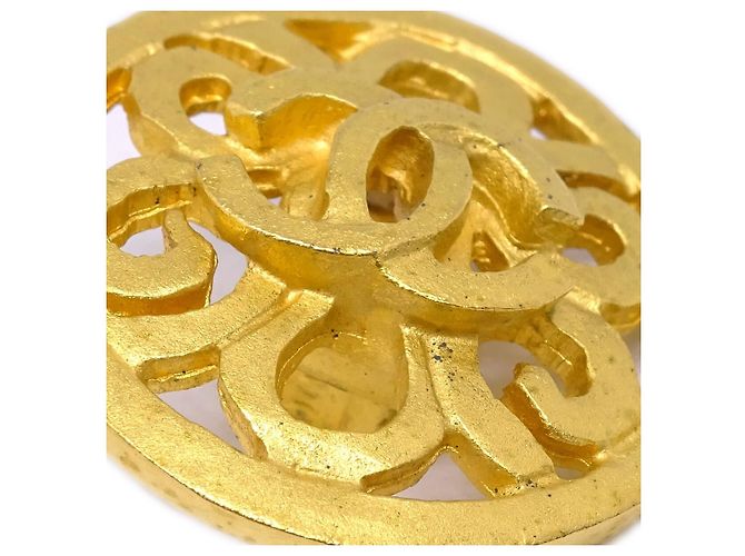 Chanel CC Round Metal D'oro - vista 2