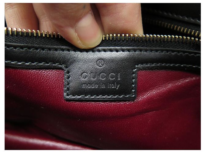NUOVA BORSA GUCCI MARMONT MULTI TASCHE IN PELLE NERA CON TRACOLLA Nero - vista 11