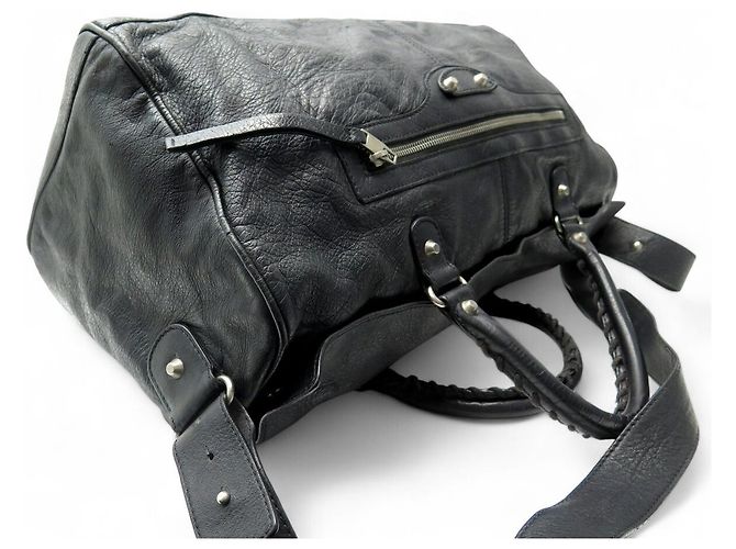 BORSA DA VIAGGIO A MANO BALENCIAGA BOSTON SQUASH S CITY 24H - vista 4
