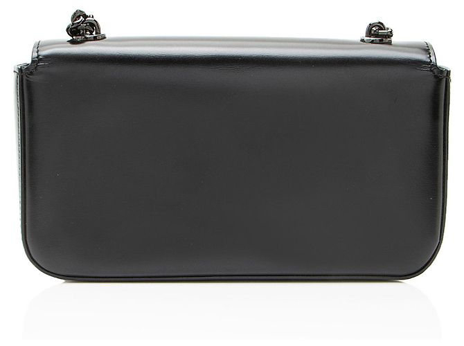 Céline Borsa a spalla Triomphe in pelle di vitello lucida Celine Nero - vista 3