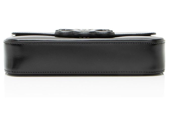 Céline Borsa a spalla Triomphe in pelle di vitello lucida Celine Nero - vista 4