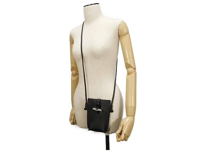 Borsa a Spalla in Pelle di Vitello Roseau di Longchamp - vista 3