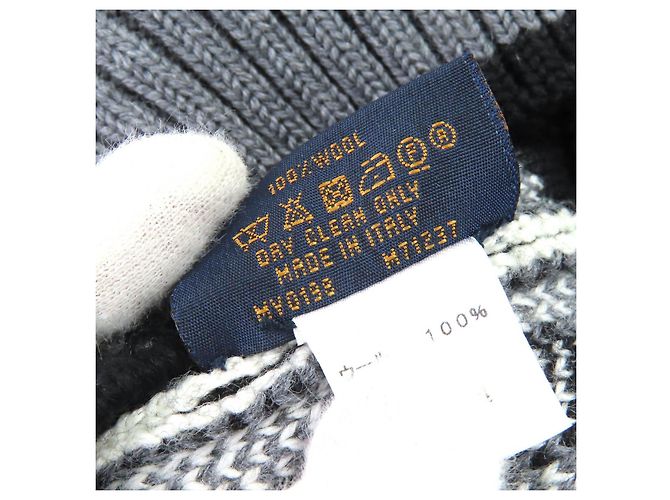 Louis Vuitton Wollstrickmütze Schwarz - Ansicht 10