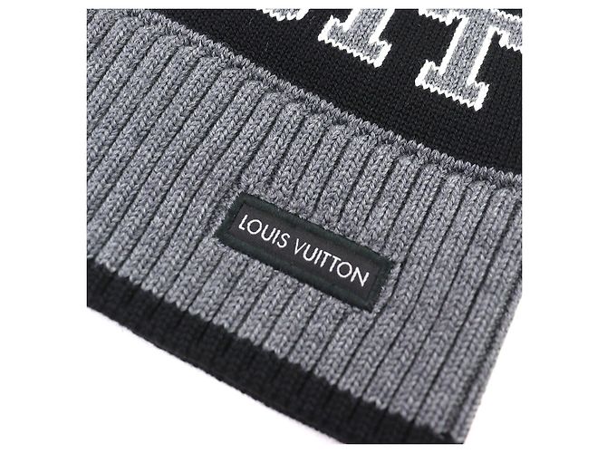 Louis Vuitton Wollstrickmütze Schwarz - Ansicht 7