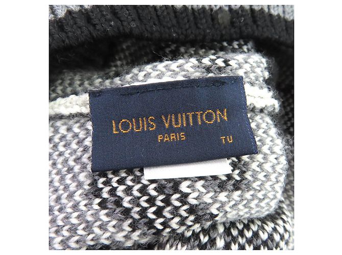Louis Vuitton Wollstrickmütze Schwarz - Ansicht 9