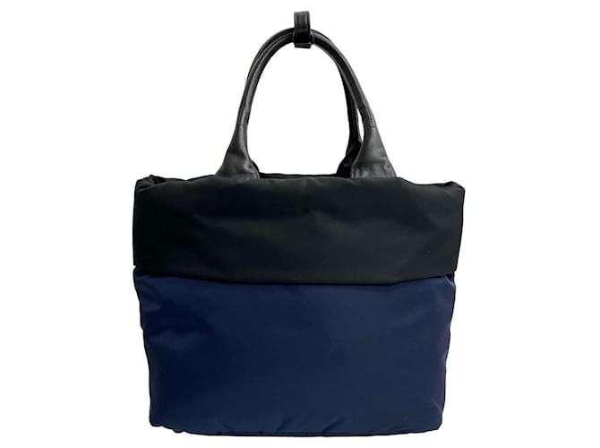Borsa 2 in 1 in nylon e pelle Prada Nero - vista 4