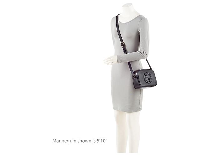 Bolsa de câmera Blondie em couro da Gucci Preto - vista 5