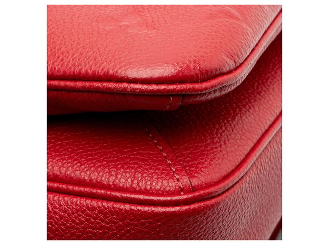 Borsa a Spalla Pochette Metis in Monogram Empreinte Louis Vuitton Rosso - vista 10