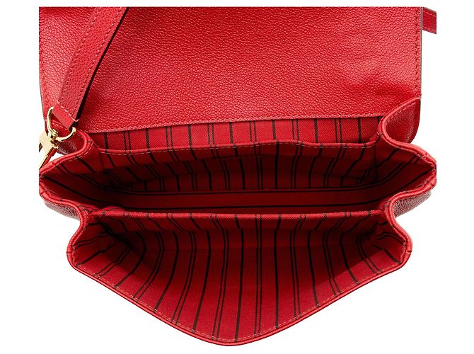 Borsa a Spalla Pochette Metis in Monogram Empreinte Louis Vuitton Rosso - vista 6
