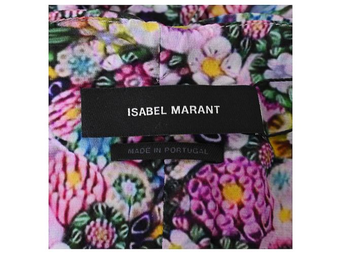 Gonna Mini Floreale Milendi Isabel Marant in Seta Multicolore - vista 4