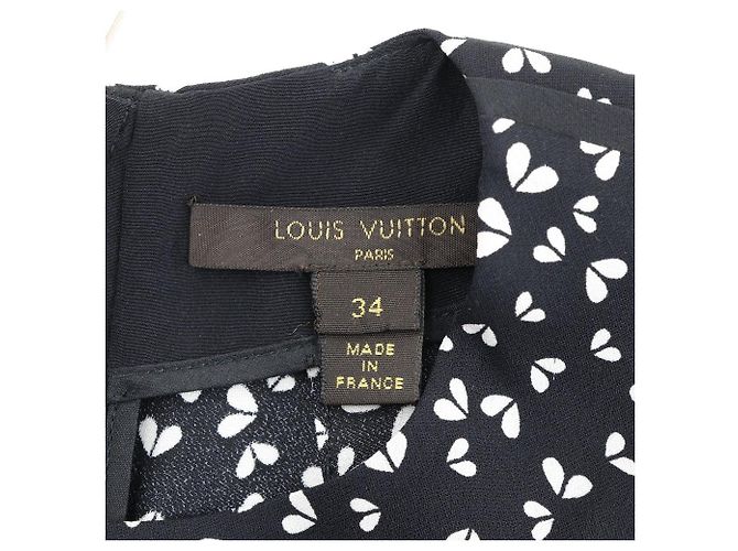 Louis Vuitton Einteiler Sandalen Seidenkleid 2-in-1 Set Schwarz - Ansicht 6