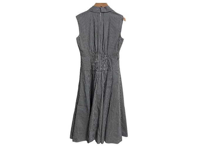 Autre Marque Vestido transparente con botones de perla Apuweiser-riche Castaño Negro Blanco - vista 2