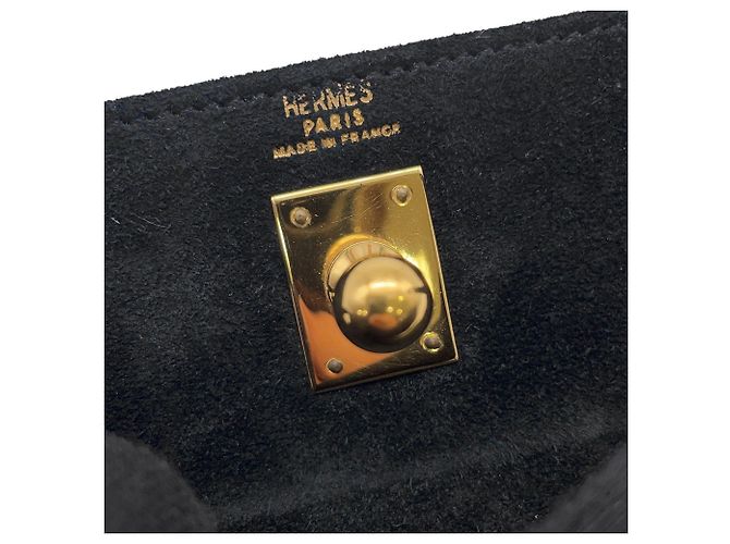 Borsa Clutch Kelly di Hermès Nero - vista 12