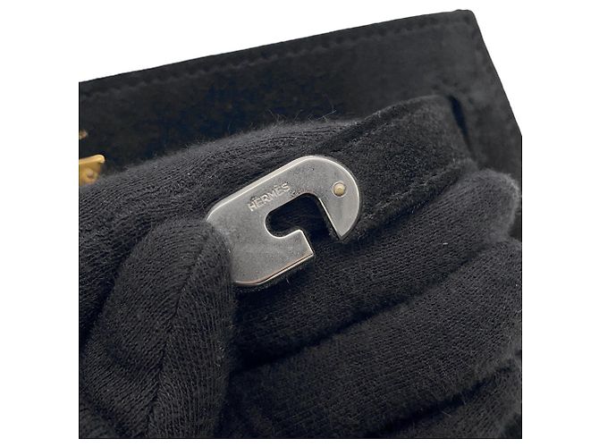 Borsa Clutch Kelly di Hermès Nero - vista 13