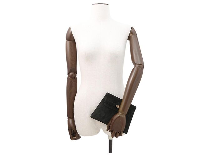 Borsa Clutch Kelly di Hermès Nero - vista 4
