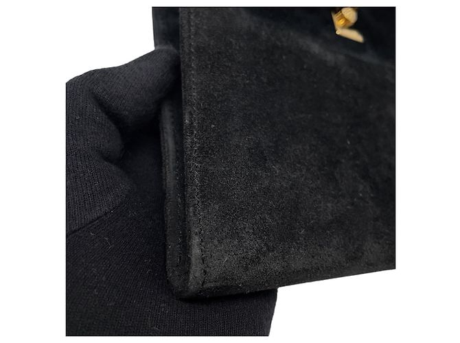 Borsa Clutch Kelly di Hermès Nero - vista 7