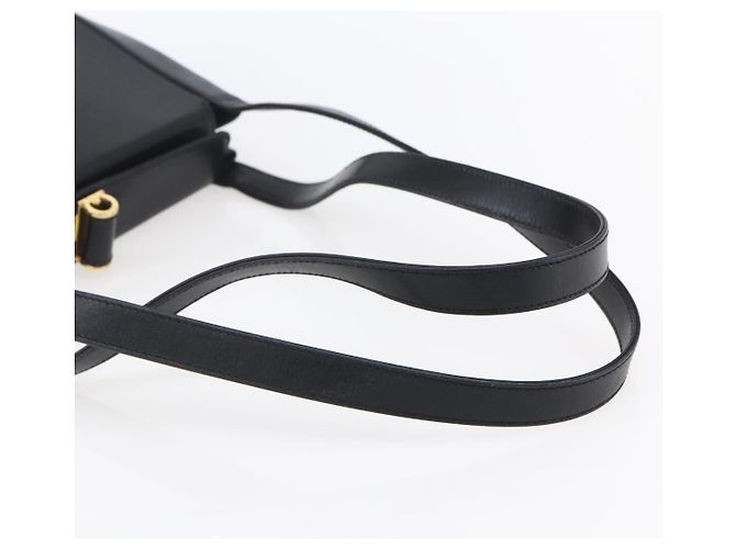 Salvatore Ferragamo Gancini in pelle Nero - vista 7