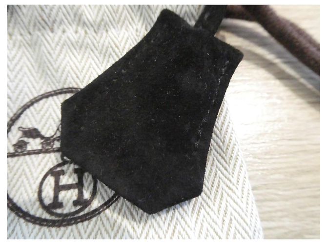 Chiusura, tirante e campanella Hermès per borsa Hermès Kelly, Birkin nuova in vitello Doblis Nero - vista 2