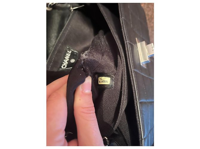 Chanel 2.55 Chocolate Bar Nero - vista 11