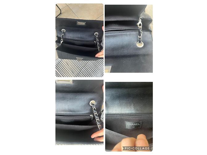 Chanel 2.55 Chocolate Bar Nero - vista 15