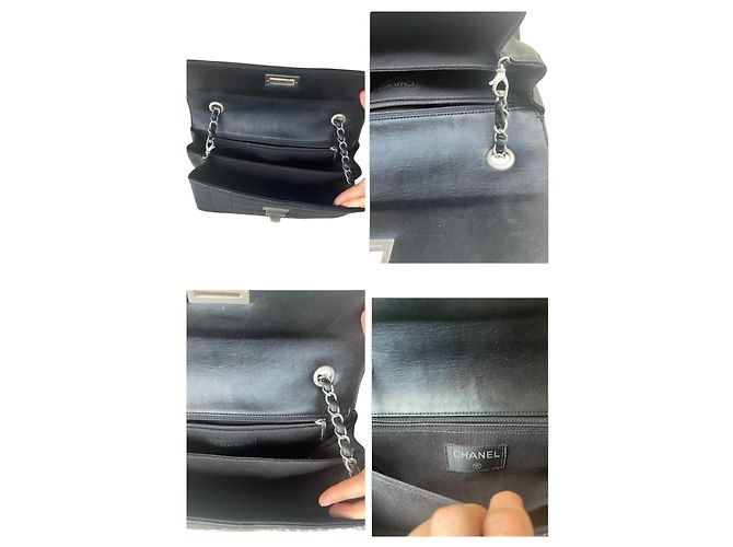 Chanel 2.55 Chocolate Bar Nero - vista 8