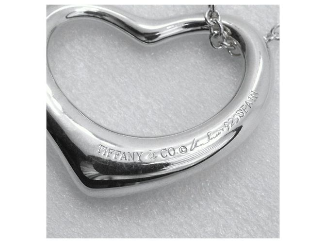 Tiffany & Co Collana Tiffany Open Heart in Argento 925 - vista 11