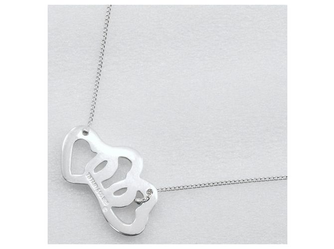 Tiffany & Co Collana Tiffany Triple Heart in Argento 925 - vista 3