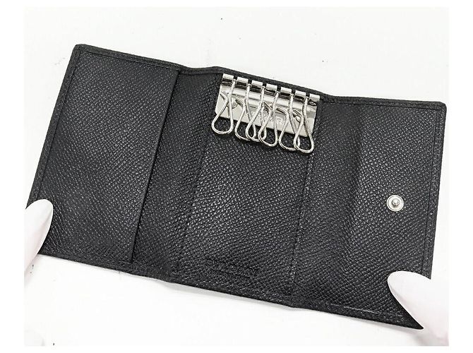 Estuche para llaves de cuero de ternera texturizado Bulgari Bulgari - vista 3