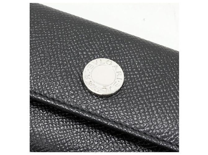 Estuche para llaves de cuero de ternera texturizado Bulgari Bulgari - vista 4