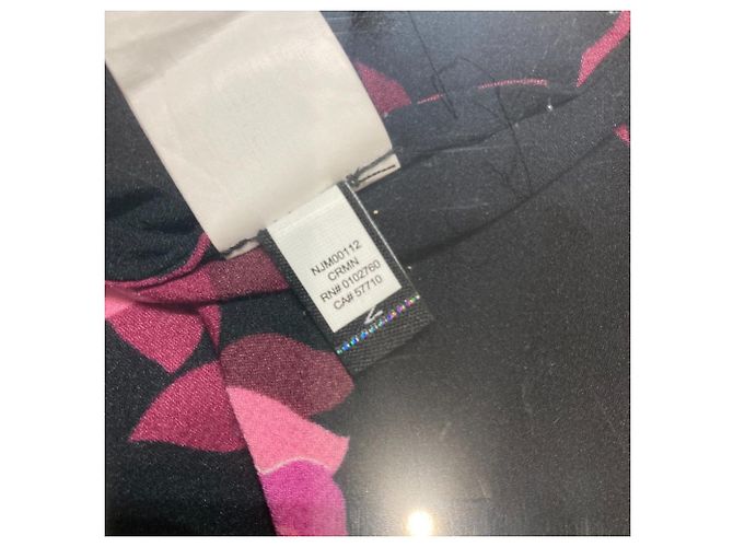 Blumenmusterkleid von Kate Spade Schwarz Pink - Ansicht 14