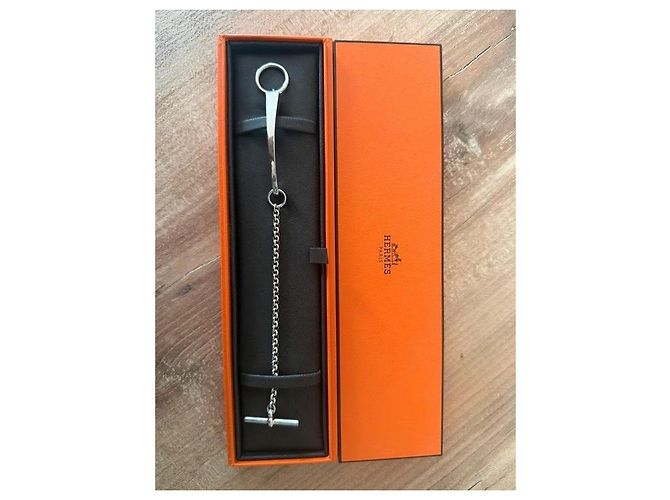 Pulseira Clou de forge Hermès em prata Hardware prateado - vista 2