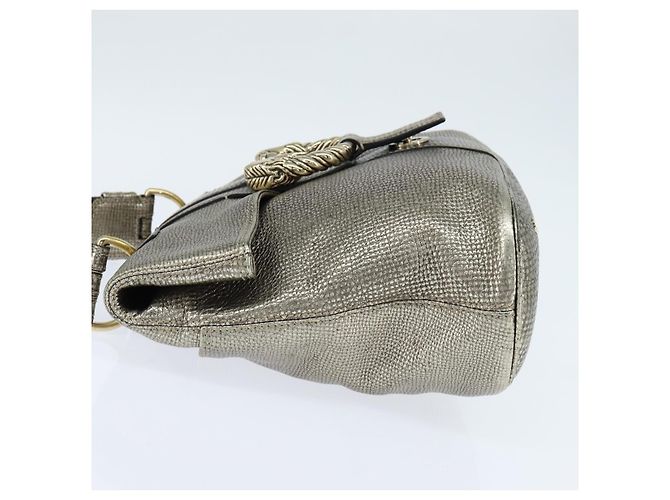 Bulgari Bvlgari Leoni Top Handle Leather Medium Argenté - vue 3
