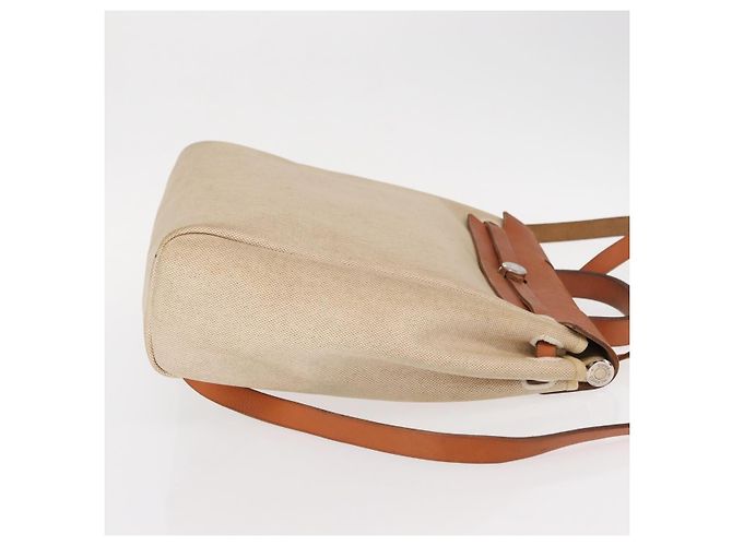 Hermès Herbag A Dos Rucksack groß Beige - Ansicht 3