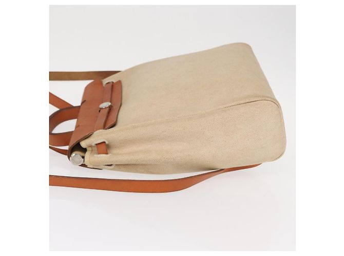 Hermès Herbag A Dos Rucksack groß Beige - Ansicht 4