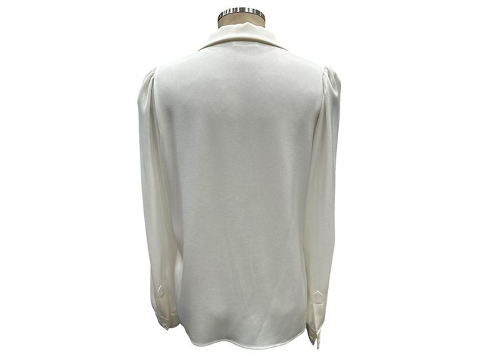 Sonia Rykiel Bluse Weiß Polyester Größe 42 - Ansicht 2