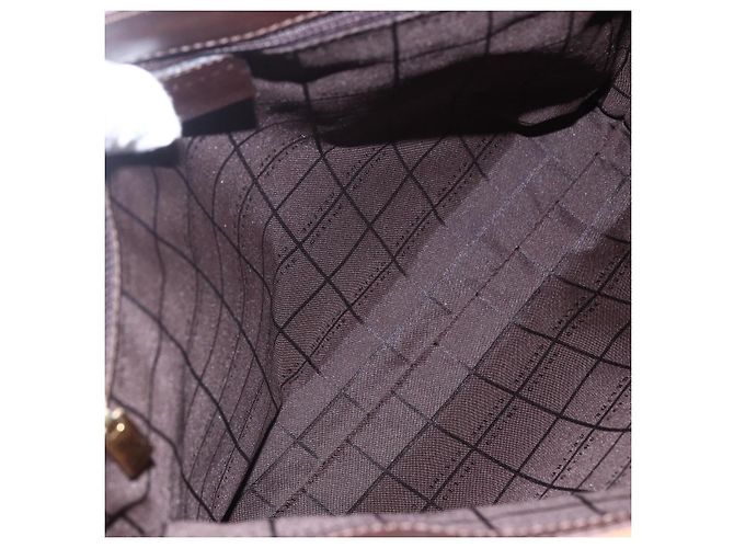 Céline Borsa a spalla Celine C Macadam in suede Beige - vista 5