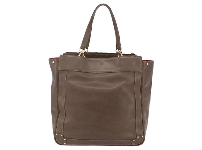 Chloé Chloe Eden Leather Castaño - vista 2