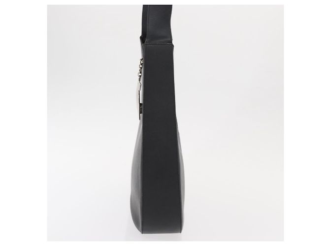 Bolso de Hombro Gancini de Cuero Salvatore Ferragamo Negro - vista 3