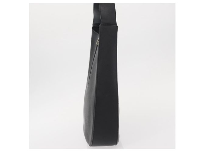 Bolso de Hombro Gancini de Cuero Salvatore Ferragamo Negro - vista 4