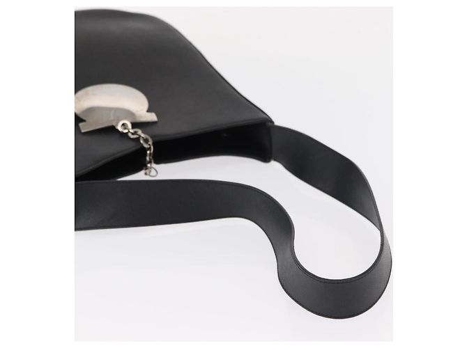 Bolso de Hombro Gancini de Cuero Salvatore Ferragamo Negro - vista 7