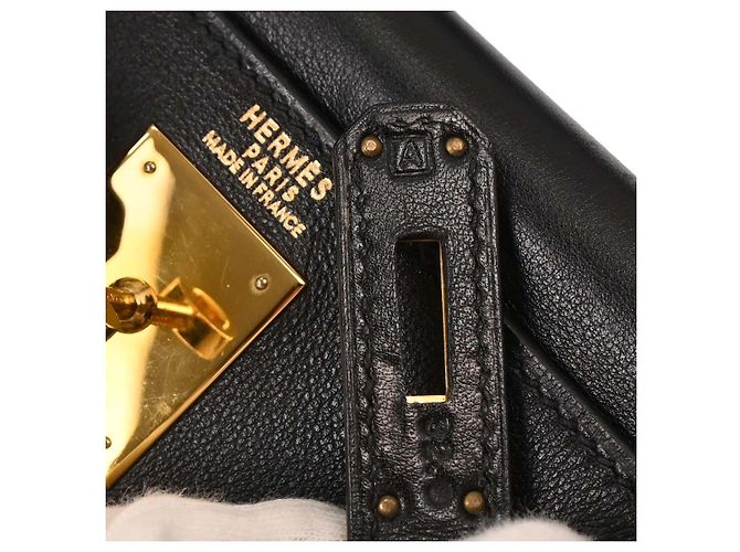 Hermès Zaino Hermes Kelly Ado Gulliver 28 Nero - vista 4